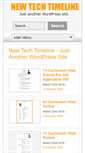 Mobile Screenshot of newtechtimeline.com