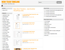 Tablet Screenshot of newtechtimeline.com